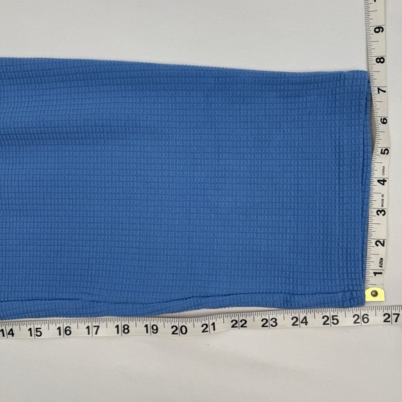 Lilla P Drawcord Waffle Pants Bluejay Blue Women Size Large Cotton Blend New - Picture 5 of 5